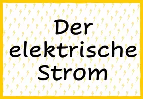 Vorschau - Unterrichtsreihen - Reihentransparenz Elektrischer Strom - Seite 1