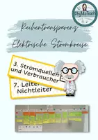 Vorschau - Unterrichtsreihen - Reihentransparenz Elektrischer Strom - Deckblatt