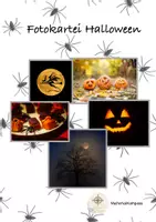 Vorschau - Fördermaterial/Inklusion - Fotokartei Halloween - Deckblatt