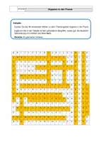 Vorschau - Arbeitsblätter - Suchsel Hygiene - Finden und Erläutern von Fachbegriffen - Deckblatt