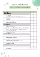 Vorschau - Arbeitsblätter - Checkliste - Entschuldigungsbrief - Deckblatt