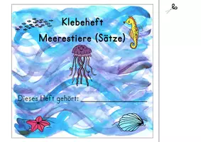 Vorschau - Arbeitsblätter - Klebeheft Meerestiere (Sätze) - Seite 3