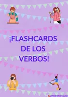 Aperçu - Cartes / Images - Flashcards sur les verbes espagnols! - Page de couverture