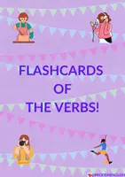Aperçu - Cartes / Images - Flashcards sur les verbes anglais! - Page de couverture