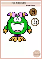 Vista previa - Juegos / Gamificación - Feed the monster alphabet - Portada