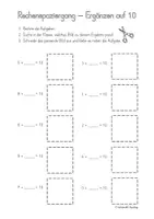 Vorschau - Arbeitsblätter - Rechenspaziergang 1. Klasse - Verliebte Zahlen und Ergänzen bis 10 - Seite 3