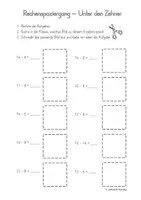 Vorschau - Arbeitsblätter - Rechenspaziergang 1. Klasse - Über und unter den Zehner - Seite 3