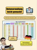 Vorschau - Anderer Materialtyp - digitales Notenverwaltungssystem - NUR FÜR NUMBERS (6 Noten) - Deckblatt