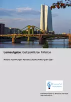 Vorschau - Arbeitsblätter - Lernaufgabe "Geldpolitik bei Inflation" - Deckblatt