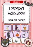Vorschau - Spiele - Mini - Lesespiel Anlaute Halloween - Deckblatt