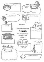 Vorschau - Arbeitsblätter - Herbstferien Bingo Englisch - Autumn holidays - Exchange after the Holidays - Seite 2