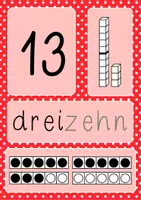 Vorschau - Poster - Zahlenposter 11-20 - verschiedene Zahldarstellungen - Tafelaushang - Seite 3