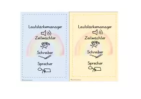 Vorschau - selbst erstellte Cliparts/Grafiken - Gruppentische- Organisation im Klassenzimmer im Bohostil - Seite 2