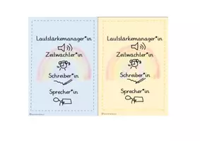 Vorschau - selbst erstellte Cliparts/Grafiken - Gruppentische- Organisation im Klassenzimmer im Bohostil - Seite 3