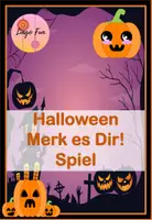 Vorschau - Spiele - Halloween Merk es Dir!-Spiel für DaF - Deckblatt
