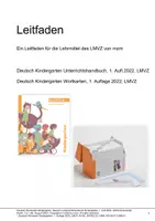 Vorschau - Bildkarten - Deutsch 1 Kindergarten Unterrichtshandbuch Wortkarten Erklärung Kommentar LP21 - Deckblatt