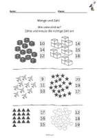 Vorschau - Arbeitsblätter - MENGE und ZAHL ZR 10 und ZR 20 - Mathe 1.Klasse - 28 Arbeitsblätter - Seite 3