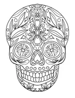 Vorschau - Mal- und Bastelvorlagen - Kunstprojekt/Malvorlagen - Tag der Toten / Halloween - Seite 2
