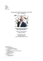 Vorschau - Stundenentwürfe - Unterrichtsentwurf zur Stunde "Macht Geld glücklich?" - Deckblatt