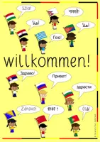 Vorschau - Arbeitsblätter - DaZ / Schulstart: Willkommensplakat & Herkunftsposter (Klassenzimmer-Deko) - Seite 2