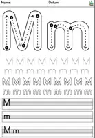 Vorschau - Arbeitsblätter - Buchstabe M - Buchstabeneinführung - Buchstabenblatt DaZ / Deutsch - Deckblatt