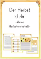 Vorschau - Unterrichtsreihen - Materialpaket Herbst- und Winterwerkstatt für Klasse 2 - Deckblatt