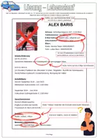Vorschau - Arbeitsblätter - Einstieg zum Bewerbung schreiben / Lebenslauf schreiben lernen Arbeitsblatt für SEK 1 - Seite 3