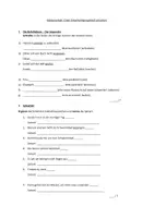 Vorschau - Klassenarbeiten - Klassenarbeit - Einen Entschuldigungsbrief schreiben - Deckblatt
