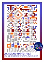 Vorschau - Arbeitsblätter - Achsensymmetrie: 30 Spiegelbilder zum Ausmalen - Deckblatt