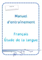 Aperçu - Feuilles d'exercices - CE2 - Manuel de français + applications + CORRECTION - Page de couverture