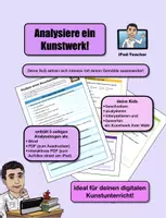 Vorschau - Stundenentwürfe - KUNST: Analysiere ein Kunstwerk - PDF-Datei - Deckblatt