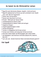 Vorschau - Spiele - Wortschatz / Schreibtraining: Winter - Seite 2