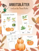 Vorschau - Arbeitsblätter - Herbstliche Arbeitsblätter rund um das Thema Kürbis - Deckblatt