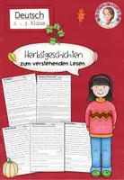 Vorschau - Stationenlernen - Herbst: Geschichten zum verstehenden Lesen – Lesetexte für die 2.& 3. Klasse - Deckblatt