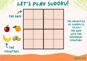 Aperçu - Jeux - Jouons au Sudoku - Nourriture - Jeu interactif amusant en ANGLAIS - Let's Play Sudoku - Food - Fun Interactive Game - Page 3