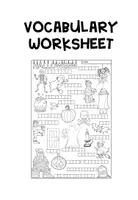 Vista previa - Hojas de trabajo - Halloween - Vocabulary Worksheet - página 1
