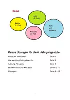 Vorschau - Stundenentwürfe - Kasus Übungen - Seite 1