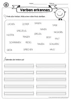 Vorschau - Arbeitsblätter - Verben | Übungsheft | Kl. 1/2 - Seite 2