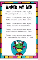 Vorschau - Unterrichtsreihen - Under My Bed - Poem & Activity Booklet - Halloween - Seite 1