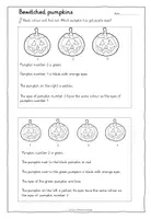 Vorschau - Arbeitsblätter - Halloween Englisch – Lese-Logicals | Leseverstehen & logisches Denken | Klasse 3/4 - Seite 3