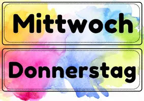 Vorschau - Präsentationen/Tafelbilder - Stundenplan - Stundentafel - Aquarell für die Mittelschule - Seite 2