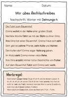 Vorschau - Arbeitsblätter - Rechtschreibung / Lernwörter Dehnungs-h / Deutsch / Diktat / Stationenlernen / FRESCH - Seite 3