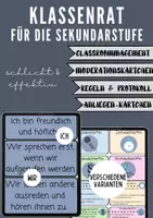 Vorschau - Poster - Klassenrat: Komplettpaket für Sekundarstufen - Deckblatt