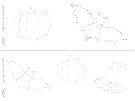 Vista previa - Manualidades / Dibujos para colorear - Velas fáciles „HALLOWEEN“ - con punzón, con aceite …. - página 3