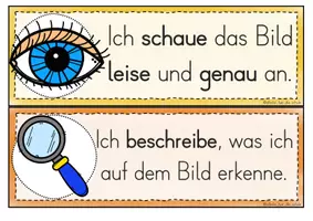 Vorschau - Poster - Bildbetrachtung Kunst Grundschule – Tafelmaterial & Wortspeicher für die Werkbetrachtung im Kunstunterricht - Seite 2