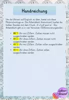 Vorschau - Arbeitsblätter - Uhrzeit auf Englisch - Time - Worksheets - half past - Seite 2