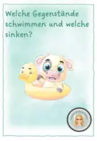 Vorschau - Arbeitsblätter - Schwimmen und Sinken: schwieriges Experiment - Deckblatt