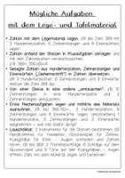 Vorschau - Präsentationen/Tafelbilder - Tafel- und Legematerial zur Zahlraumerweiterung bis 1000 - Seite 1