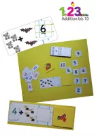 Vorschau - Spiele - Addition bis 10 - Lernspiel mit Selbstkontrolle - Seite 1