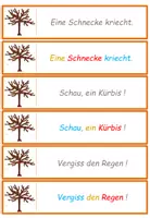 Vorschau - Aufgabenkarten - DaF / DaZ Ukrainisch: Wortarten Herbst - Übungskarten - Seite 2